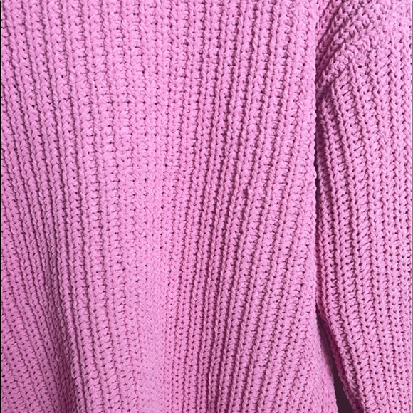 Aerie size small pink chenille campfire sweater - Picture 6 of 7